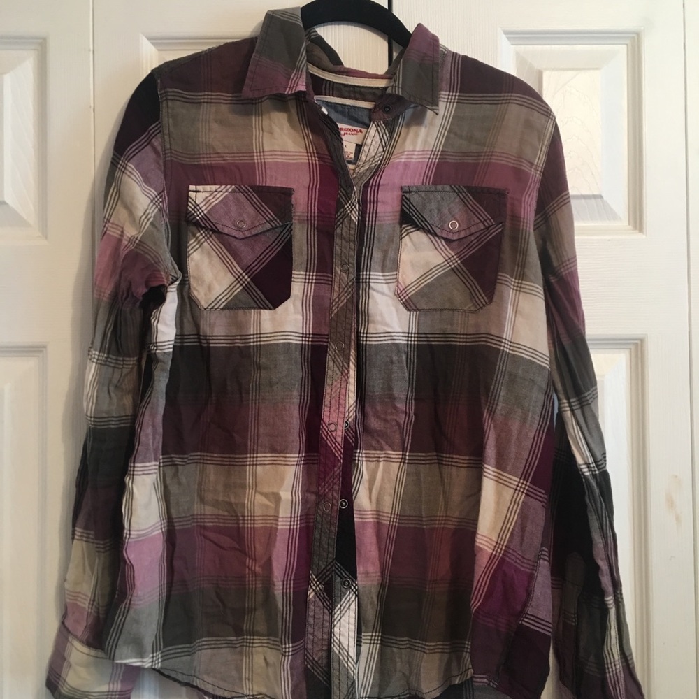 Purple Checkered Flannel